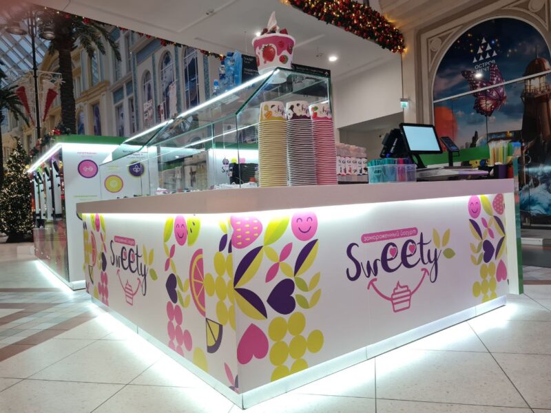Новое кафе SWEETY в парке развлечений "Остров Мечты"