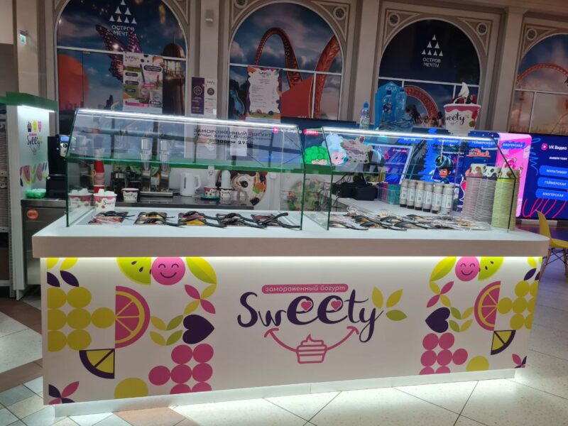 Новое кафе SWEETY в парке развлечений "Остров Мечты"
